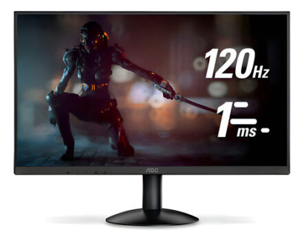 MLB50200257-Monitor Gamer AOC 21.5'' Full HD 120Hz 1ms 22B30HM23 Preto