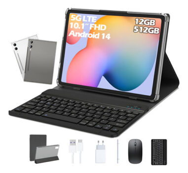 MLB5533701992-BML Tablet A9 10.1" 5G 12GB+512GB com Teclado e Case