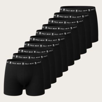 MLB5646273246-Polo Wear Cuecas Boxer Algodão Kit 10 Unidades