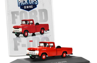 MLBU3003820253-Luppa Picapes Ford F-100 1:43 Vermelho