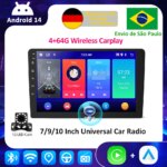 1005003999675463-ESSGOO 2 Din Carplay Android 4G 64G