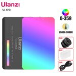 1005004996504530-Ulanzi VL120 Luz de Vídeo LED RGB 2500K-9000K