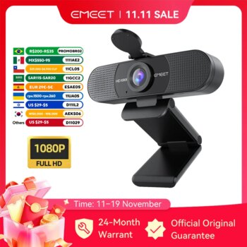 1005007443435298-EMEET C960 Webcam 1080p