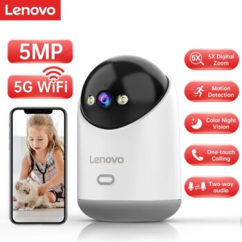 1005007575302849-Lenovo Câmera IP 5MP Wi-Fi