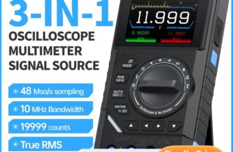 1005008552781414-FNIRSI DST-210/DST-201 Multímetro Osciloscópio Gerador de Sinal