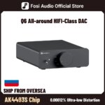 1005008760606063-Fosi Audio Q6 USB DAC XMOS XU316 AK4493S