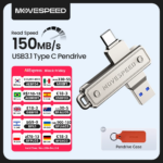 1005009110731940-Movespeed Pendrive OTG USB 3.1 Tipo C 150MB/s 256GB