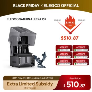 1005009129879380-Elegoo Saturn 4 Ultra 16K Impressora 3D Resina