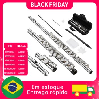 1005009244275379-Instrumento de flauta chave C de célula fechada 16