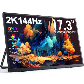 1005009260350322-UPERFECT 2K 144Hz Monitor Portátil 17.3" IPS HDR