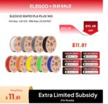 1005009411333445-ELEGOO RAPID PLA+ Filamento PLA 1