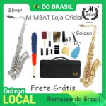 1005009585196382-Saxofone Tenor de Bronze com Acessórios
