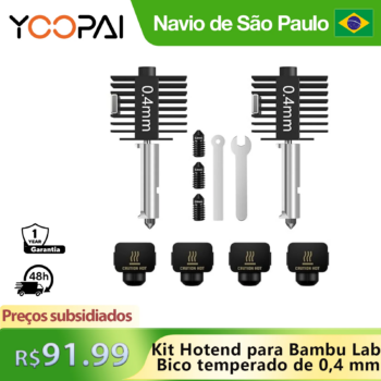 1005009778675055-YOOPAI Hotend Kit para Bambu Lab A1/A1 mini 2 Pcs