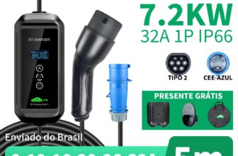 1005009826582793-Chiefleed Carregador EV Portátil 7.2KW 32A Type 2