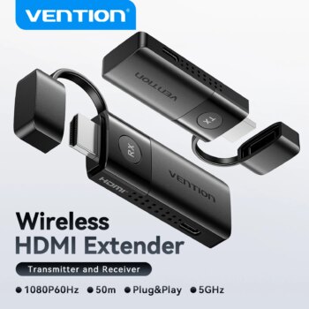 1005010169993010-Vention Extensor HDMI Sem Fio 1080p 50m 5G