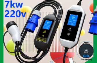 1005010192426349-GWUYU M62 Tipo 2 Carregador Portátil EV 7KW 32A 1 Fase