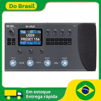 1005010305862707-Pedal multiefeitos profissional M-VAVE MK-300