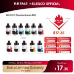 4001079117550-Elegoo Resina Standard 405nm UV 1Kg