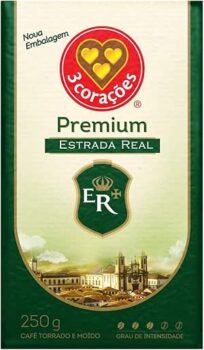 B00H301K6I-3 Corações Café Torrado e Moído Estrada Real Premium 250g