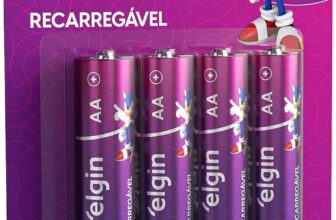 B0754J31B7-Elgin Pilha Recarregável AA 2700mAh 4 Unidades