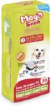 B07PTB9JFX-Mega Seco Tapete Higiênico 30 Unidades 65x60cm