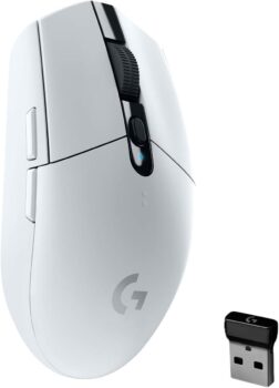 B09HZF2NDR-Mouse Gamer Sem Fio Logitech G305 Lightspeed 12.000 DPI 6 Botões - Branco