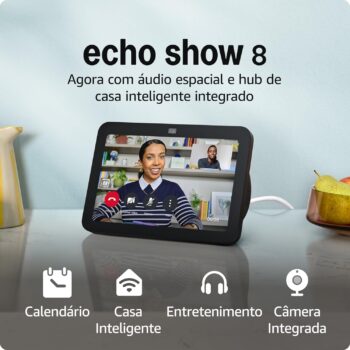 B0BLS1XM8L-Amazon Echo Show 8 (3ª Geração) Smart Display