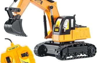 B0BT396V4B-Dm Toys Escavadeira com Fio DMT6456 25.5cm