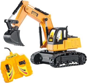 B0BT396V4B-Dm Toys Escavadeira com Fio DMT6456 25.5cm