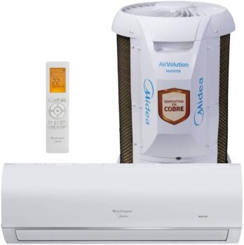 B0CMZCHF6V-Midea Airvolution 12000 BTUs Quente/Frio 220V