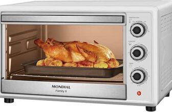 B0CQRYTSKH-Mondial Family II FR-42-W Forno Elétrico 42L 1600W Branco/Inox
