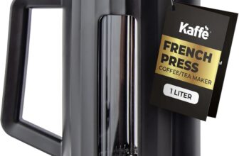 B0CWMSCLQH-(AMAZON INTERNACIONAL) Kaffe Cafeteira Prensa Francesa 1L Vidro Borossilicato Preto Fosco