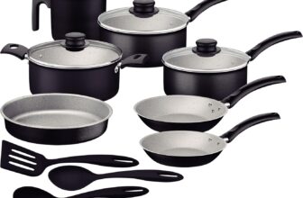 B0D2RY5LFK-Tramontina Jogo de Panelas Turim Antiaderente Starflon Max Preto 10 Peças