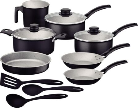 B0D2RY5LFK-Tramontina Jogo de Panelas Turim Antiaderente Starflon Max Preto 10 Peças