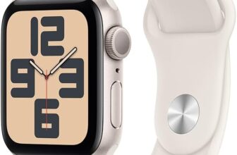 B0DGK8NBPH-Apple Watch SE GPS Caixa Estelar 40mm Pulseira Esportiva