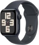 B0DGKVZWRY-Apple Watch SE GPS 40mm Caixa Alumínio Meia-Noite Pulseira Esportiva P/M