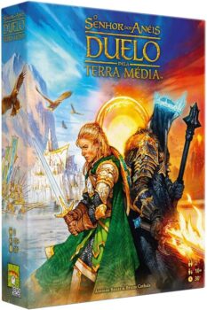 B0DLQKWR5V-O Senhor dos Anéis Duelo Pela Terra Média Jogo 2 Jogadores 10+