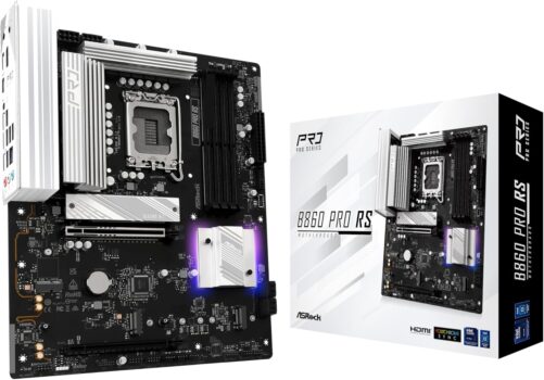 B0DSQX832M-ASRock Placa Mãe B860 Pro RS Intel Core Ultra DDR5 ATX