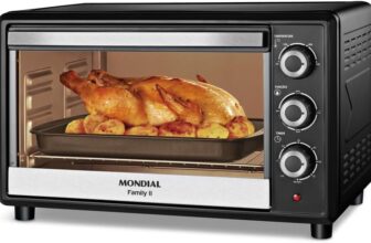 B0DX2FVPF5-Mondial Forno Elétrico Family II FRN-42-B 42L 1600W Preto/Inox