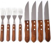 B0F1PS9712-Kenya Faqueiro Churrasco Aço Inox 8 Peças