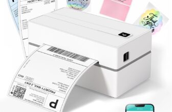 B0F947V3M1-Impressora Térmica de Etiquetas Portátil de Alta Velocidade