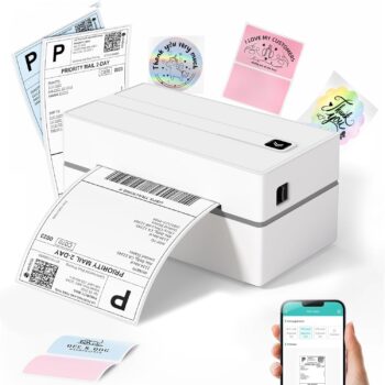 B0F947V3M1-Impressora Térmica de Etiquetas Portátil de Alta Velocidade