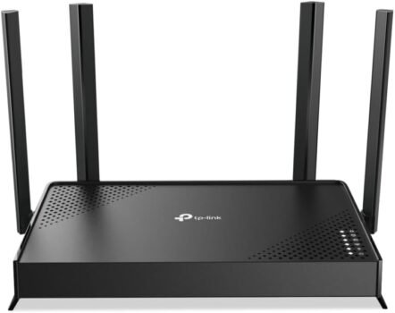 B0FDL3YXCW-TP-Link Archer BE220 BE3600 Roteador WiFi 7 3.6 Gbps Banda Dupla