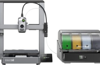 B0FF43Z74V-Impressora 3D Creality Hi Combo Multicolorida 500mm/s