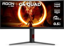 B0FGDLH5RW-AOC Agon U34G4C Monitor Gamer Curvo 34" Ultrawide WQHD 180Hz 0.5ms