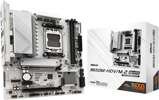 B0FK78ZZ6S-ASRock Placa-Mãe B650M-HDV/M.2 AM5 Micro-ATX DDR5 Gen5 M.2