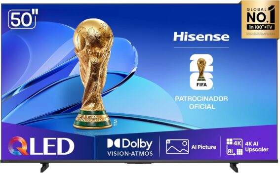 B0FL4W1T1X-Hisense Smart TV QLED 50" 4K UHD 50Q6QV com Dolby Vision e Atmos