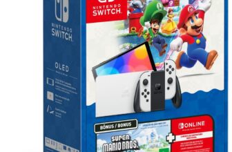 B0FR6PC1FB-Nintendo Switch OLED + Super Mario Bros. Wonder + 3 Meses Nintendo Switch Online