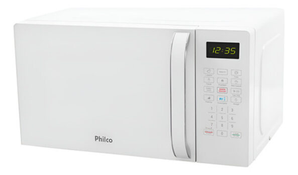 MLB18232956-Micro-ondas Philco Pmo23bb Multifunções Branco 20 L
