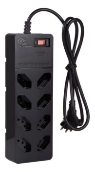 MLB22834019-Clamper iCLAMPER Energia 8 Tomadas Régua com DPS LCF